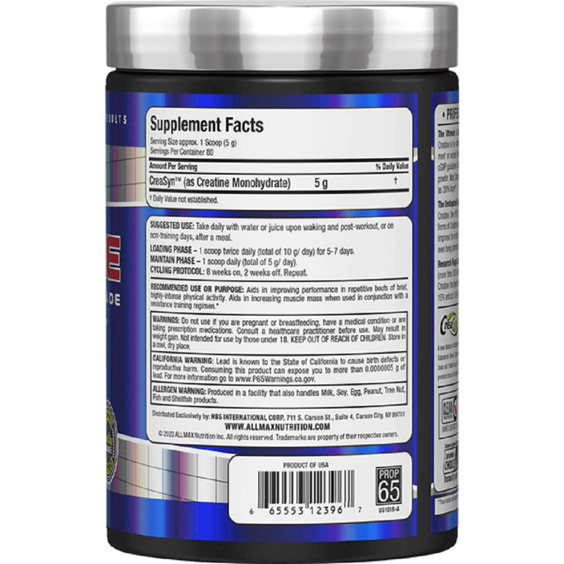 Allmax CREATINE MONOHYDRATE, 400g