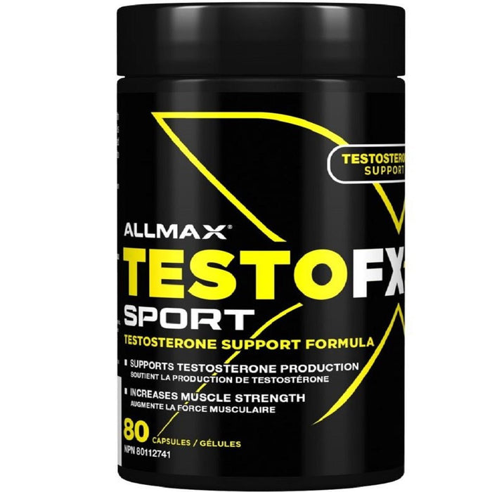 Allmax TestoFX Sport 80 Caplets - SupplementSource.ca