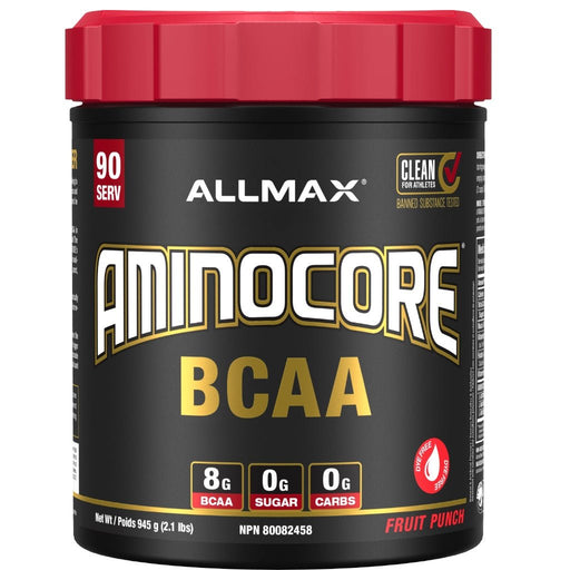 Allmax Aminocore BCAA 90 Servings Fruit Punch - SupplementSource.ca