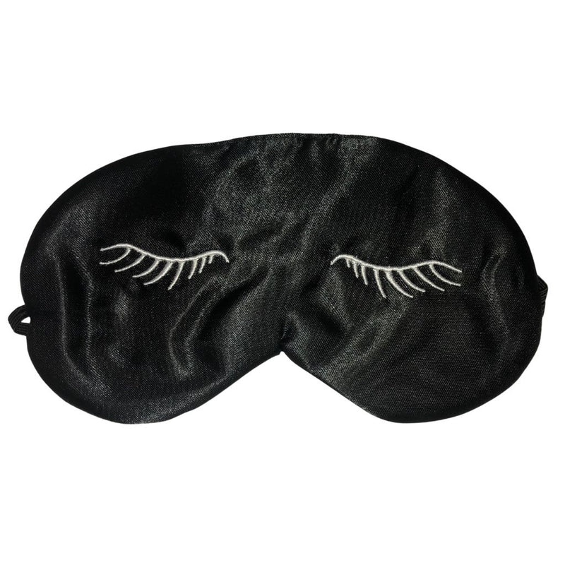 Satin Sleep Mask w/ Ear Plugs Eye Lash - SupplementSource.ca