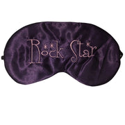 Satin Sleep Mask w/ Ear Plugs Rock Star - SupplementSource.ca
