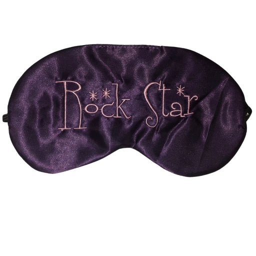 Satin Sleep Mask w/ Ear Plugs Rock Star - SupplementSource.ca