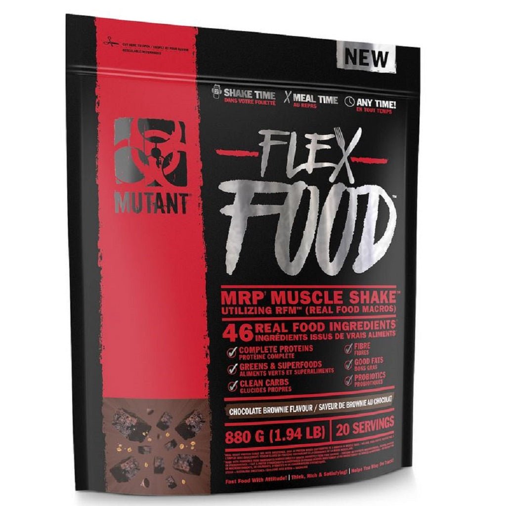 Mutant Flex Food 1.94lbs Chocolate Brownie - SupplementSource.ca
