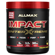 Allmax IMPACT IGNITER EXTREME (40 Servings), 360g Pineapple Mango - SupplementSourceca